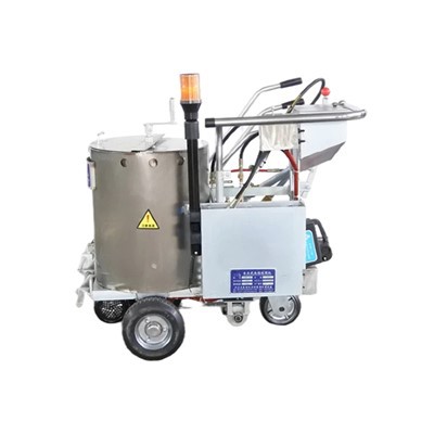 Macchina automatica per segnaletica stradale termoplastica