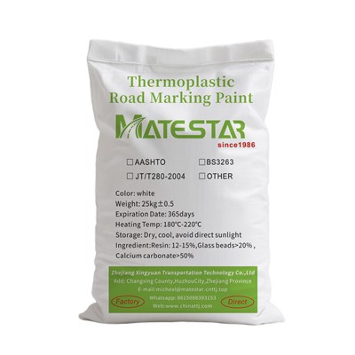 Vernice termoplastica bianca